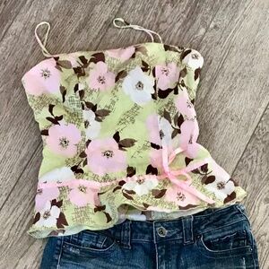 Spaghetti strap blouse